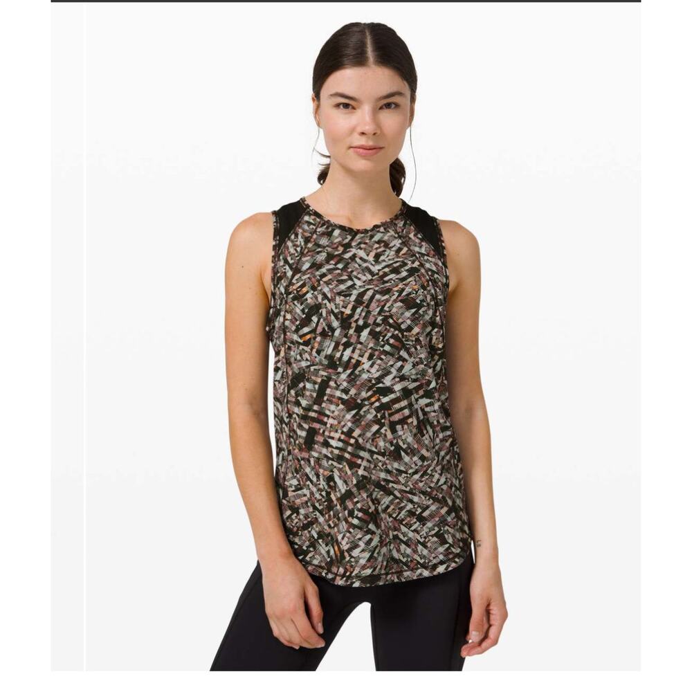 Lululemon Sculpt Tank Top Kaleidoscopic Pink Multi | Size 4